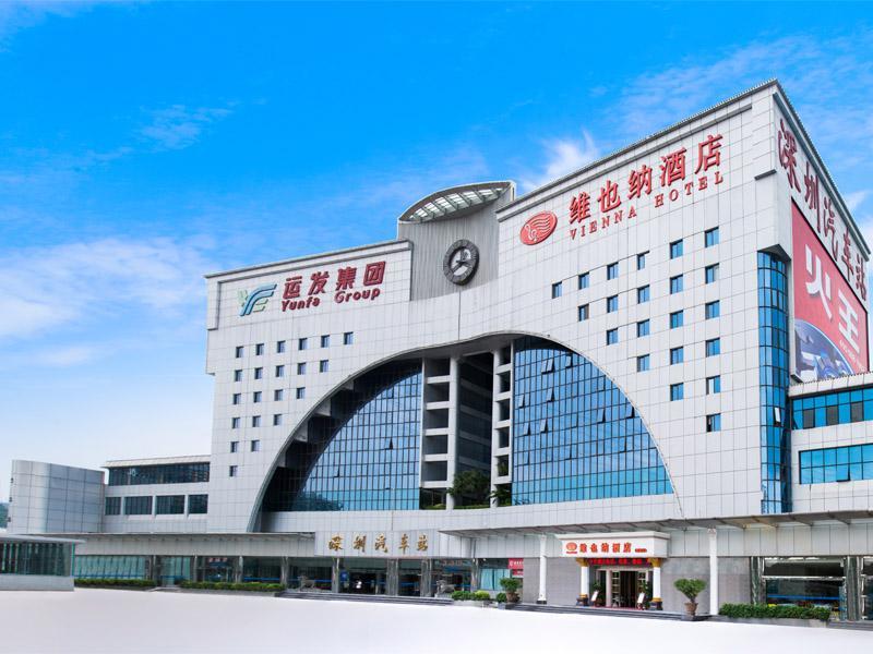 Vienna Hotel Shenzhen Yinhu Bus Station Exterior foto